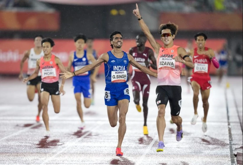 Asian Games 2026: ਗੁਲਵੀਰ ਸਿੰਘ ਨੇ 1500 ਮੀਟਰ ਦੌੜ 'ਚ ਜਿੱਤਿਆ ਚਾਂਦੀ ਦਾ ਤਗਮਾ; ਵਿਥਿਆ ਰਾਮਰਾਜ ਨੇ ਵੀ ਕਾਂਸੀ ਦਾ ਤਗਮਾ ਕੀਤਾ ਨਾਮ
